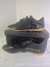 Adidas Mens Nemeziz 19.4 Soccer Shoes Black F34529 Lace Up Low Top Sneakers 9 picture