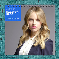 Halston Sage 2027 Wall Calendar 12 Month Celebrity Photo Fan Collectible picture