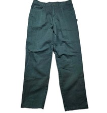 Vintage Karl Kani Carpenter Jeans Men 36x33 Green Baggy Hip Hop Made in USA picture