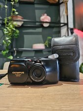 OLYMPUS STYLUS ZOOM DLX BLACK 35MM FILM CAMERA – TESTED & FULLY WORKING picture