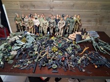Huge Lot Of GI Joe Figurines Clothes Hundreds Of  Accessories picture