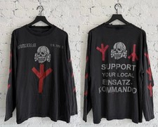 VTG 90s 1Burzum ‘Support Your Local E..K’ Reprint Long Sleeve T-Shirt TU770 picture