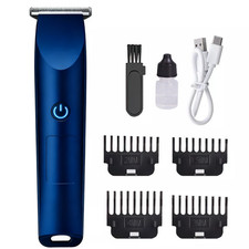 Professional Hair Clippers Beard Trimmer Electric Shaver for Men Blue picture
