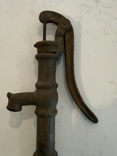 Vintage Cast Iron Hand Water Pump – Antique Well/Cistern Pump – Original Patina picture