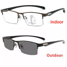 Multifocal Progressive Photochromic Reading Glasses Blue Light Blocking Readers picture