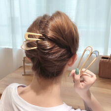 Retro U Shaped Hair Stick for Women Hairpin Hair Fork Metal Clip Hairstyle Tool♧ picture