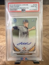 2014 Bowman Chrome Josh Hader RC Rookie Auto Autograph Prospects #JHA PSA 10 picture