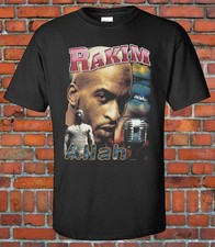 Vintage Recreated Rakim 90s Style Bootleg Graphic T-Shirt picture