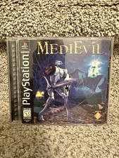 MediEvil (Sony PlayStation 1 PS1) 1998 Black Label CIB Tested Working picture