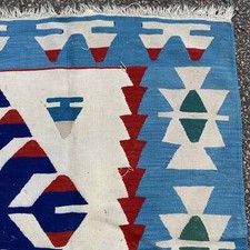 Vintage Rug 5' 6 x 8' 10 White Tribal Turkish Oriental Rug picture