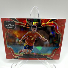 Panini Select Road to FIFA World Cup 2026 Pedri #247 Red Pandora Prizm picture