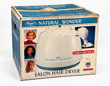 Vintage Dazey Natural Wonder HD61 Bonnet Hair Dryer Tested Working Box Manual  picture