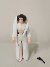 Vintage 1977 Princess Leia w/ Blue Blaster Star Wars Kenner COMPLETE MINTY picture