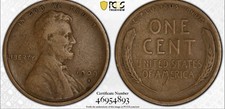 U.S. 1909-S LINCOLN WHEAT PENNY CENT PCGS F-15 Key Coin Look picture
