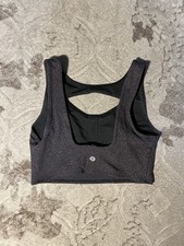 Lululemon Invigorate Bra - (Dark grey/black distressed/camo print / Size 6). picture