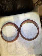 OEM 1952, 1953, 1954 Ford Passenger Car Headlight Bezel; FOMOCO; PAIR. picture