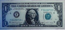 $1 1988 A Atlanta Star Note Uncirculated Scars Key Date picture