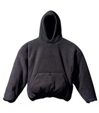 Yeezy x Gap x Balenciaga  32 Polar Fleece Hoodie Black Medium NIB picture