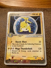 Raichu ex - 98/100 - Ultra-Rare Ex Sandstorm Singles Pokemon LP picture