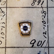 1928 KSHTWSST Masonic Royal Arch Mason York Right Screwback Pin Pinback 246 Vu picture