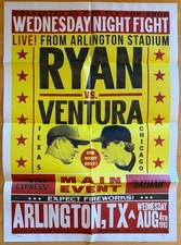 Ryan vs. Ventura - Main Event Poster - Pop Fly Shop Art Print - Daniel J Horine picture
