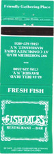 Fishtales Restaurant-Bar Manhasset Bayside NY Vintage Matchbook Cover 1980s picture