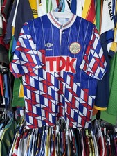 VINTAGE AJAX AMSTERDAM HOLLAND 1989/1990 AWAY FOOTBALL SHIRT JERSEY UMBRO picture