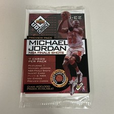 1x 1998-99 Upper Deck Choice Preview SEALED PACK Michael Jordan NBA Final Shots picture