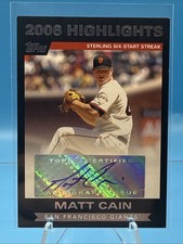 2007 Topps 2006 Highlights Matt Cain Autograph #HAMTC (AU) SF Giants picture