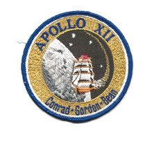 Apollo 12 NASA Crew Patch Original Vintage Conrad, Gordon, Bean Original 4