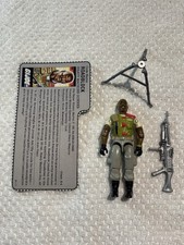 VINTAGE GI JOE ARAH ROADBLOCK V2 1986 COMPLETE WITH CARD HASBRO picture