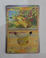 **Error** - Miscut Pikachu 11/30 Celebrations Holo Rare English Pokemon 033/128 picture