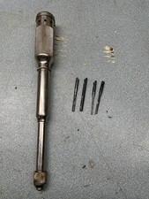 Vintage MILLERS FALLS No. 185A Push Drill w/ 4 Bits Woodwork Tool — Made In USA picture