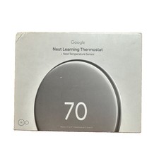 Google Nest Learning Thermostat 4th Gen & Sensor 2nd Gen Polished Silver picture