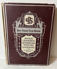 Original 1927 Carson Pirie Scott & Co Book Catalog Jewelry Watches Diamonds picture
