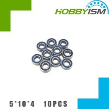 10pcs 5x10x4mm Chrome steel rubber Ball Bearings ABEC-3  MR105 2RS picture