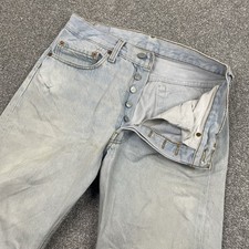 Vintage Levi’s 501 0111 Jeans Mens 31x30 (Fit 29x30) Light Wash USA 80s 1986 picture
