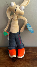 Vintage Collector Blink-182 Rabbit Plush 1999 With Tags Jeans Orange Shoes picture