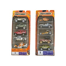 Matchbox MBX Metal 2x 5-Pack Diecast Mixed Vehicles Rescue Off-Road Unopened picture