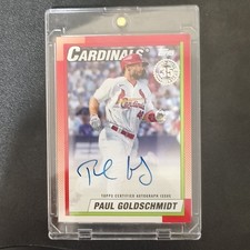 2023 Topps 1988 35th Anniversary Paul Goldschmidt Auto Cardinals Autograph picture