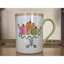 Vintage Ceramic Department 56 Ice Cream Parlor Coffee Mug 1990s picture