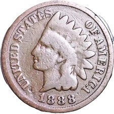 1888 Indian Head Cent Penny “Best Value On EBay” FAST SHIPPING picture