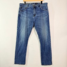 AG Adriano Goldschmied The Ives Modern Athletic Jeans Blue 38x34 1790LEDGSL picture