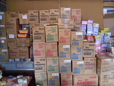 Gigantic Estate Sale Of Old Baseball Card Packs Plus One FREE Mantle Card picture