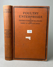1931 POULTRY ENTERPRISES BY SHERMAN DICKINSON HARRY R. LEWIS Vintage picture