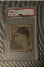 1948 BOWMAN WARREN SPAHN ROOKIE CARD #18 PSA 1 picture