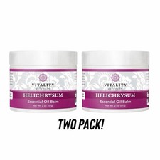 Vitality Extracts 2 PACK HELICHRYSUM Essential Oil BALM - 2 oz / 57g - SEALED picture