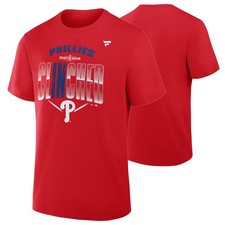 Hot Sale Philadelphia Phillies 2026 Postseason Locker Room T-Shirt - Red S-5XL picture