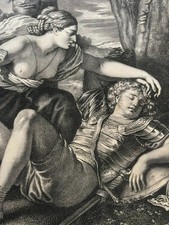 “Renaud et Armide” (Rinaldo and Armida), after Nicolas Poussin (1594–1665) picture