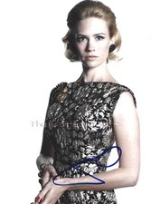 JANUARY JONES as Betty Draper In MAD MEN Hand signed 8x10 Colour photo w COA picture